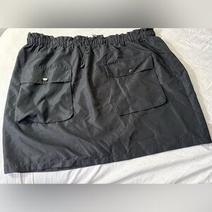 SHEIN Black Elastic Waist Skirt